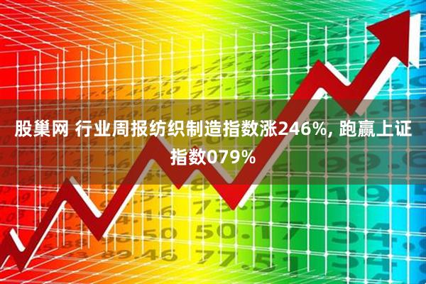 股巢网 行业周报纺织制造指数涨246%, 跑赢上证指数079%