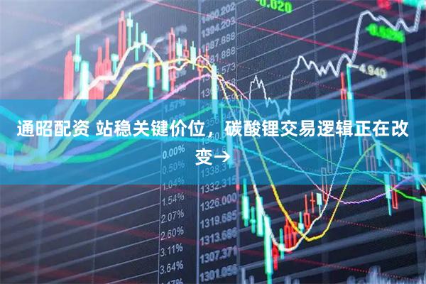通昭配资 站稳关键价位，碳酸锂交易逻辑正在改变→